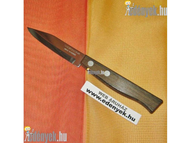 Fanyelű uzsonnázó kés 17 cm Tramontina