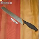 Fiskars kenyérvágó kés 35 cm hosszú. A hullámos penge 23 cm, a markolat 15 cm, penge szélesség 3 cm.